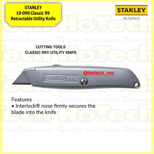 STANLEY CUTTER | 10-099 Classic 99 Retractable Utility Knife | Pisau