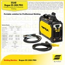 Mesin Las ESAB Rogue ES 200i PRO| ARC200 | MMA Welding Machine | MMA 200A Welding Machine Rogue ES 200i Pro