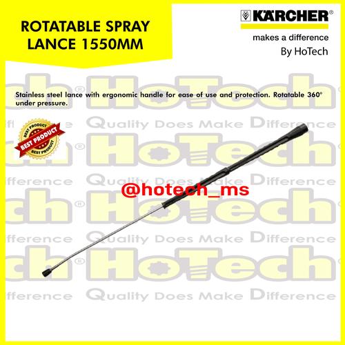 Karcher Jet Pipe Spray lance, 1550 mm, rotatable SS Lance