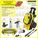 Karcher High Pressure Washer K 4 COMPACT 1800 Watt 130 Bar - Paket B