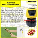 KARCHER UNIVERSAL HOSE COUPLING PLUS WITH AQUA STOP