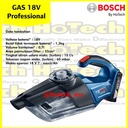 BOSCH | GAS 18V-1 (SOLO) | Vacuum Cleaner Tanpa Kabel | Unit Only