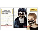 MASKER KAIN NON MEDIS (2 PLY / 2 LAPIS) Kualitas GRADE A | PAKET 12 EA