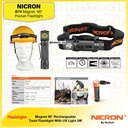 NICRON H 10R Rechargeable Mini Portable Aluminium Head Lamp