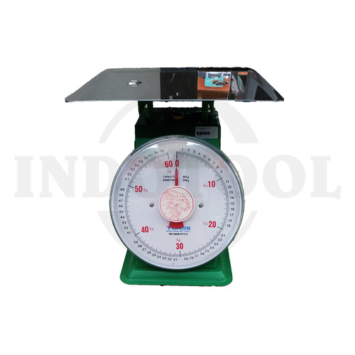 TIMBANGAN DUDUK 60KG / SPRING SCALE GREEN EMBOSS 60KG TORA