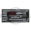 10 PCS 1/2” DR SOCKET TOOL SET 18.5 X 39.5 CM MAXPOWER