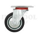 RODA 4 " / RODA GEROBAK / RODA TROLI / TROLLEY  (BERPUTAR) RUBBER