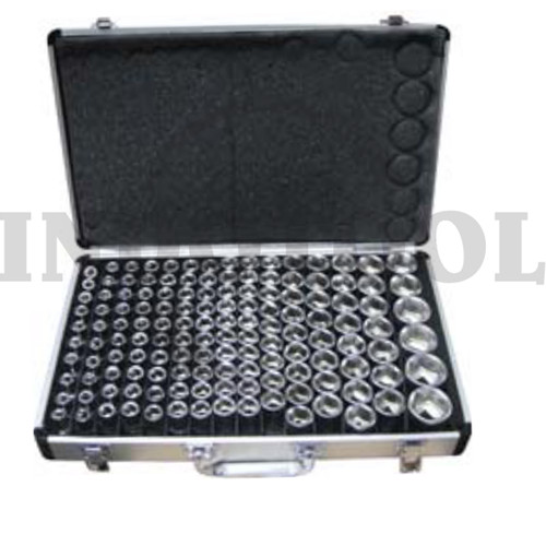 137 PCS MATA SOCK SET 1/2" 12 PT BOX ALUMINIUM