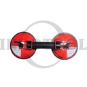 KOP KACA DOUBLE 75KG LOAD / GLASS SUCKER MOVABLE DOUBLE CLAW MAXPOWER