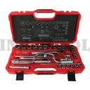 KUNCI SOK SET / KUNCI SOCKET 1/2" 12 PT MAXPOWER SET 32 PCS (TK-014)