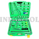 120 PCS, 1/4",3/8"&1/2" DR. SOCK.WRENCH SET, 6PT 0 TEKIRO