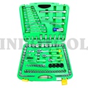 120 PCS, 1/4",3/8"&1/2" DR. SOCK.WRENCH SET, 6PT 0 TEKIRO