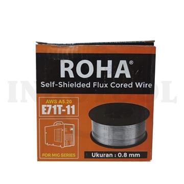 Kawat Las MIG Tanpa Gas CO2 0.8mm 1kg Flux Core E71T-11 ROHA