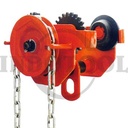 GEAR TROLLEY GCL, 0,5 T x 3M / GEARED TROLLEY SHUANG GE