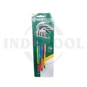 9 Pcs Kunci L Ball Point Extra Panjang SATA