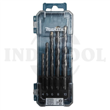 5 PCS MASOMRY DRILL BIT SET D-72877 MAKITA