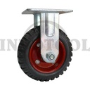 Roda Troli Gerobak 10 inch 250kg Mati Fixed Karet Kembang ROHA