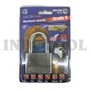 ANTI-CUT PADLOCK, KEY DIFFERENT GENERAL SHACKLE 60mm AMERICAN TOOL
