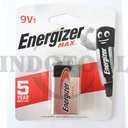 BATTERY ALKALINE MAX 522 9V ENERGIZER
