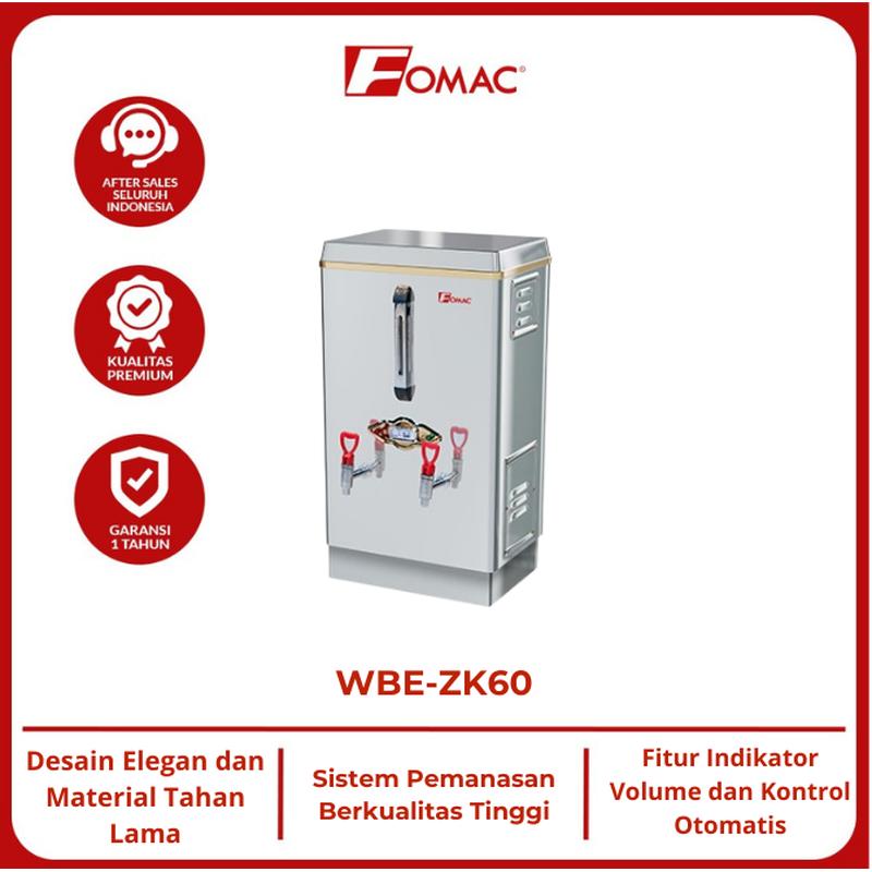 Fomac Pemanas air Water Boiler WBE-ZK90