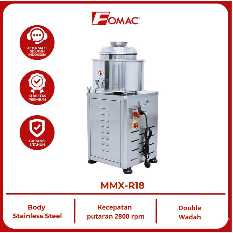 FOMAC mesin pengaduk daging bakso meat mixer MMX-R18