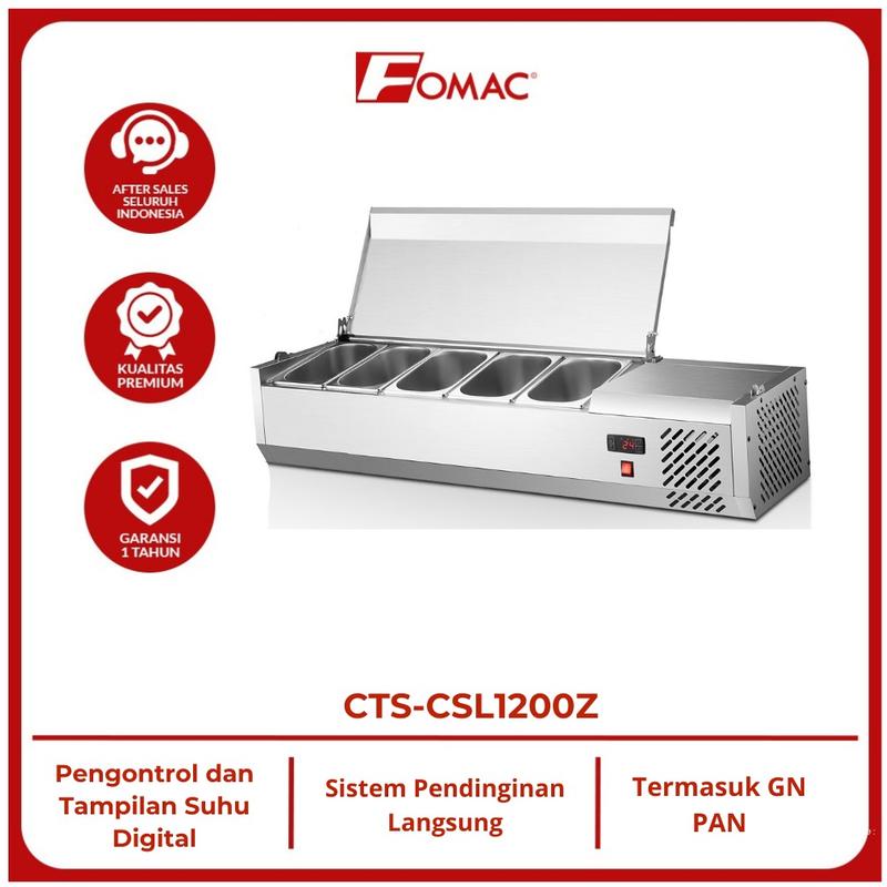 FOMAC COUNTER TOP SALAD BAR SHOWCASE CTS-CSL1200Z