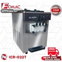 FOMAC Mesin Pembuat Es Krim Lembut 11.8 Liter  Soft Ice Cream ICR-D22T Dengan 3 Tuas Handle 0088