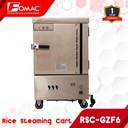FOMAC Rice Steaming Cart RSC-GZF6 Mesin Pengukus Makanan 6 Tray Gas 0088