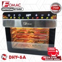 FOMAC Electric Food Dehydrator DHY-06A Mesin Pengering Makanan Buah 0088