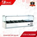 FOMAC Showcase CTS-CSL1200 Mesin Counter Top Salad Bar 0088