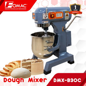 FOMAC Dough Mixer DMX-B30C Mesin Pengaduk Pencampur Adonan Roti Cake Kue Kering 3 In 1 Multifungction Planetary Mixer 0088