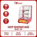 FOMAC Showcase Food Warmer SHC-1P Mesin Penghangat Makanan Gorengan Etalase Penghangat Makanan 0088