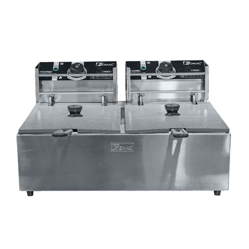 FOMAC Deep Fryer Electric 4 Liter Dengan 1 Tangki Dan 2 Tangki Electric Fryer FRY-EZL81 0088