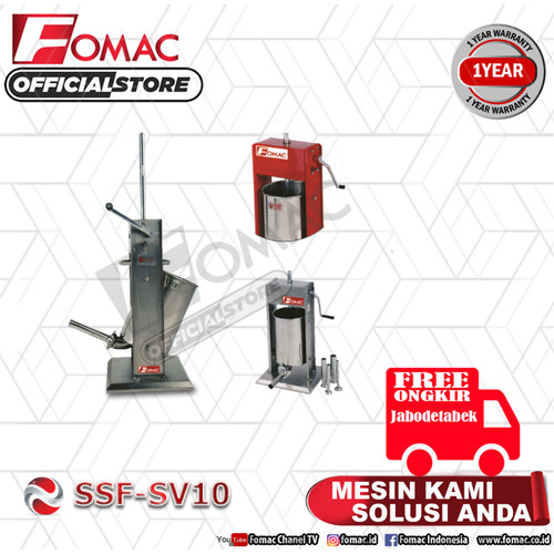 Mesin Pencetak Sosis Sausage Stuffer SSF-SV10 FOMAC