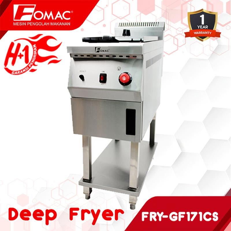 FOMAC Deep Fryer FRY-GF171CS Penggorengan Thermostat Pengatur Suhu 17 Liter Gas LPG 0088