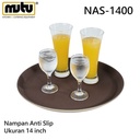 Nampan / Baki / Tray / Penyaji Pelayan Bulat Rubber 14 Inch NAS-1400 MUTU