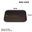 Nampan / Baki / Tray/ Penyaji Kotak Anti Slip Rubber NAS-1418 MUTU