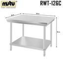 working table stainless 120 cm / meja dapur RWT-126C