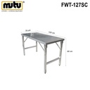 meja stainless lipat/meja kerja/meja makan FWT-127SC