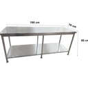 MUTU Kitchen Table Work MUTU RWT-18 Meja Stainless Steel | Meja Dapur | Meja kerja MUTU RWT-18 MUTU 18C