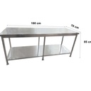 MUTU Kitchen Table Work MUTU RWT-18 Meja Stainless Steel | Meja Dapur | Meja kerja MUTU RWT-18 MUTU 18C