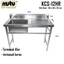 Bak Cuci Piring Restoran | Work Sink Table Stainless Steel KCS-12HR
