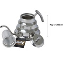 MUTU TEKO KETTLE STAINLESS STEEL SILVER MUTU KC-12S Teko Leher Angsa Alat Seduh Kopi dan Teh Stainless Steel