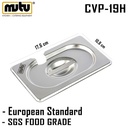 tutup food pan 1/9 stainless steel Mutu CVP-19H