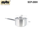 sauce pan stainless steel Mutu SCP-200H
