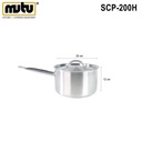 sauce pan stainless steel Mutu SCP-200H