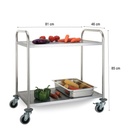 trolley/trolley stainless/trolley pengangkut makanan RST-2