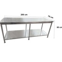 Meja kerja | meja dapur |worktable stainless RWT-20