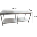 Meja kerja | meja dapur |worktable stainless RWT-20