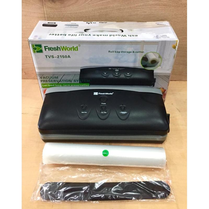 Vacuum Sealer/ Mesin Pengemas Vakum FRESH WORLD TVS-2150 (Basah bisa)